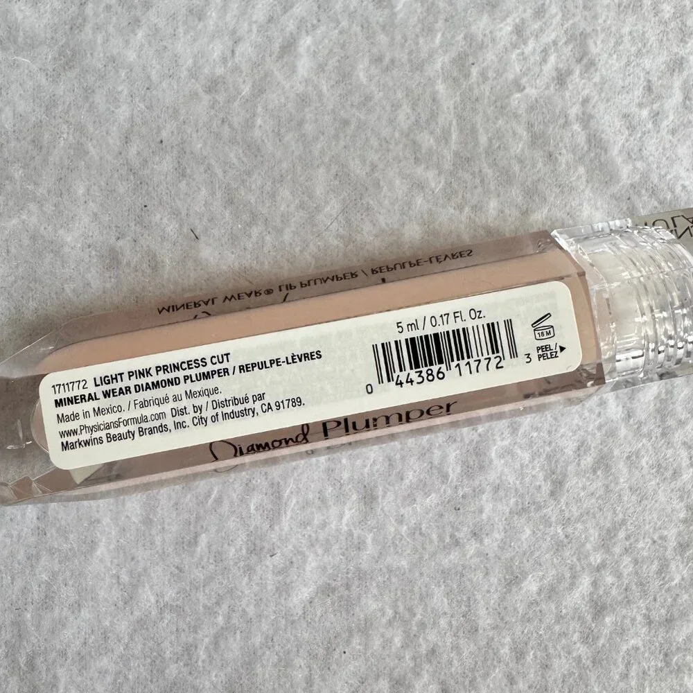 PHYSICIAN'S FORMULA Mineral Wear Diamond Lip Plumper in Light Pink Princess Cut